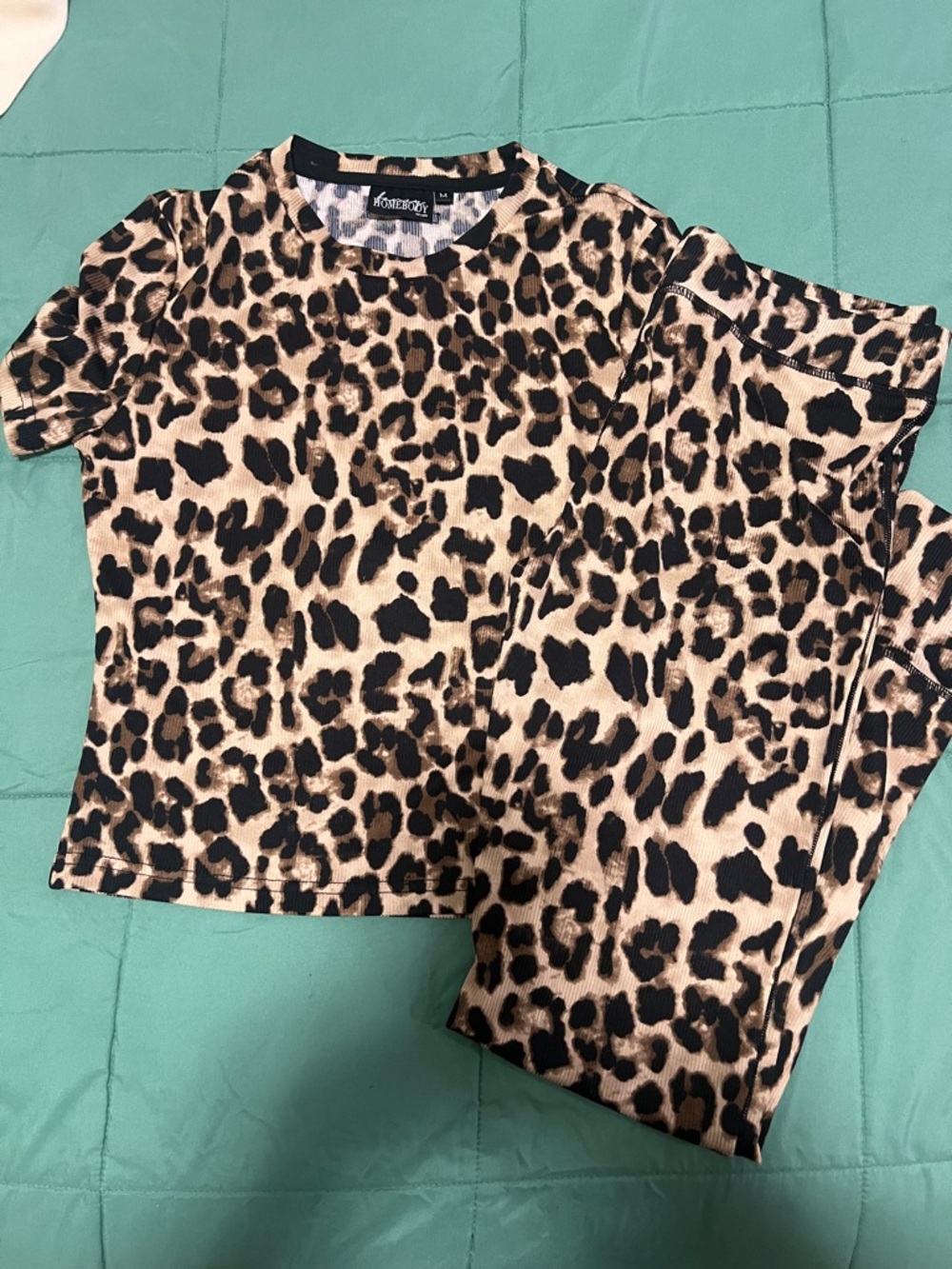 Fancy Homebody Leopard Print Lounge Set - Women's Set